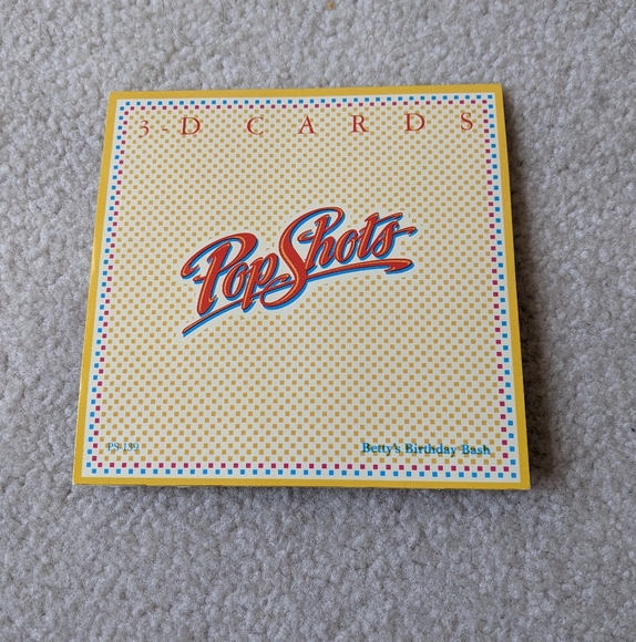 Vtg Pop Shots Betty boop birthday bash card NWOT - Picture 3 of 5